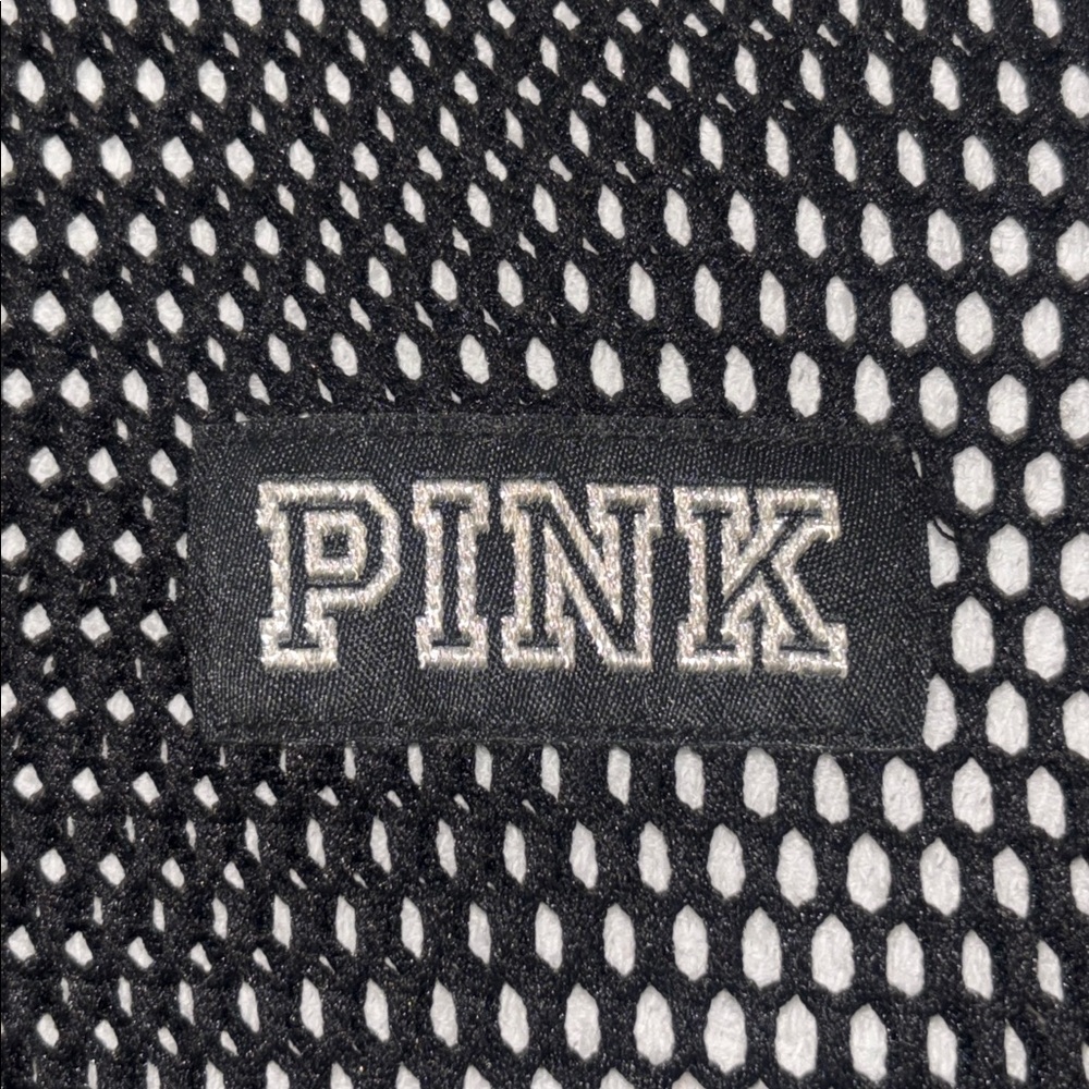 PINK Victoria's Secret Black Mesh Jacket - Picture 6 of 7